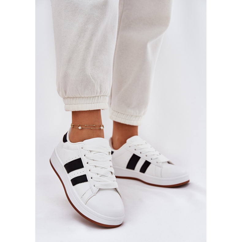 EVento Women's Sneakers Made of Eco Leather, White 2 EVento Women's Sneakers Made of Eco Leather, White 2