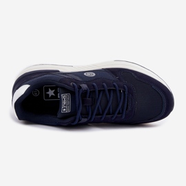 EVento Men's Sneakers sports shoes on the navy blue platform 2 EVento Men's Sneakers sports shoes on the navy blue platform 2