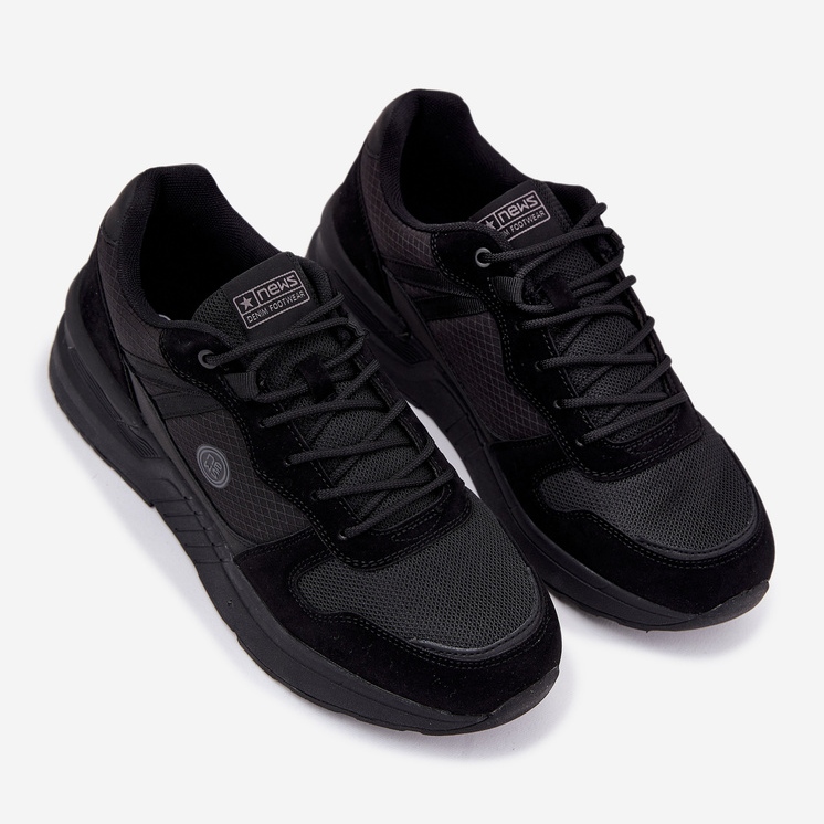 EVento Men's Sneakers sports shoes on the black platform 1 EVento Men's Sneakers sports shoes on the black platform 1
