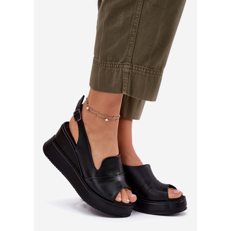 ARTIKER Women's leather sandals for anchor artker 52c0484 black 1 ARTIKER Women's leather sandals for anchor artker 52c0484 black 1