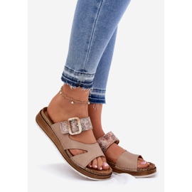 Lightweight women's flip flops with inblu gs000055 beige 1 Lightweight women's flip flops with inblu gs000055 beige 1