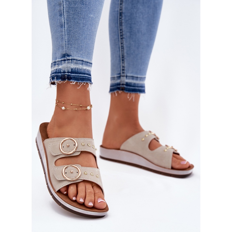 Comfortable women's inblu cp000054 beige 2