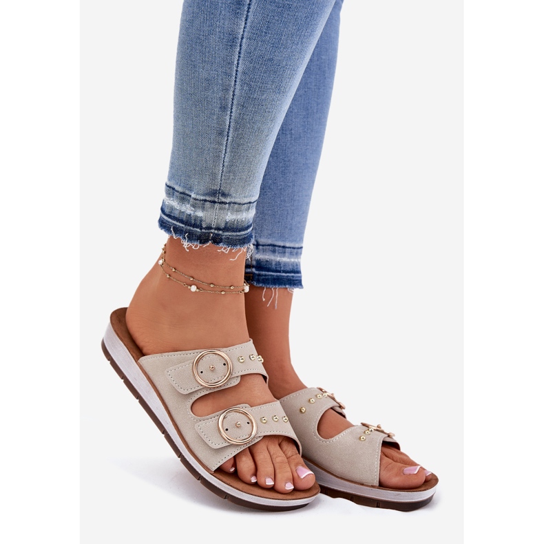 Comfortable women's inblu cp000054 beige 1 Comfortable women's inblu cp000054 beige 1