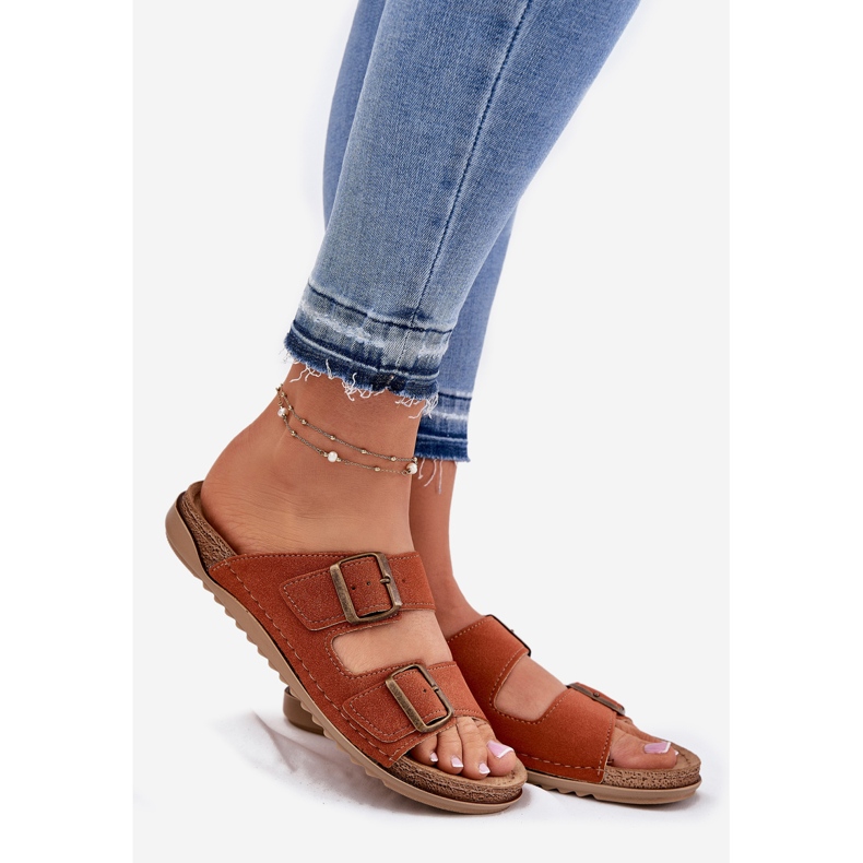 Women's prophylactic flip flops inblu AA000068 orange 1 Women's prophylactic flip flops inblu AA000068 orange 1