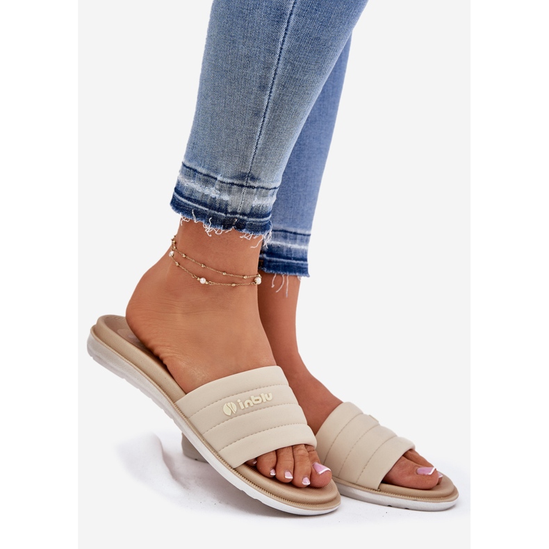 Women's inblu sf000003 slippers beige 1 Women's inblu sf000003 slippers beige 1