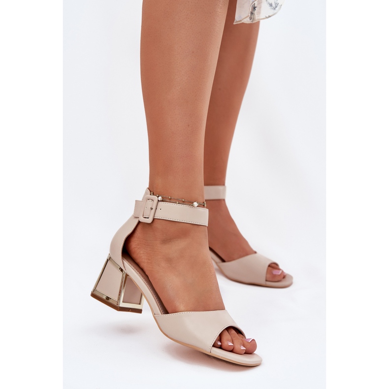 EVento Women's Sandals On A High Heel, Beige 2 EVento Women's Sandals On A High Heel, Beige 2