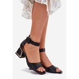 EVento Women's Sandals On A High Heel Black 1