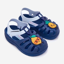 Velcro sandals fruit 83615 ipanema summer xiv baby navy blue 1