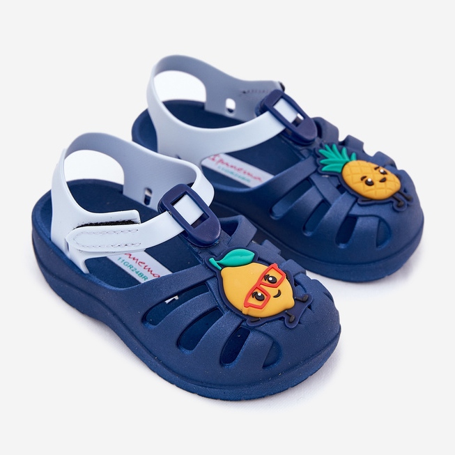 Velcro sandals fruit 83615 ipanema summer xiv baby navy blue 1