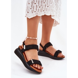 Women's Black Sandals On Wedges 2 Women's Black Sandals On Wedges 2