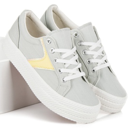 Kylie Sneakers On The Platform grey 2