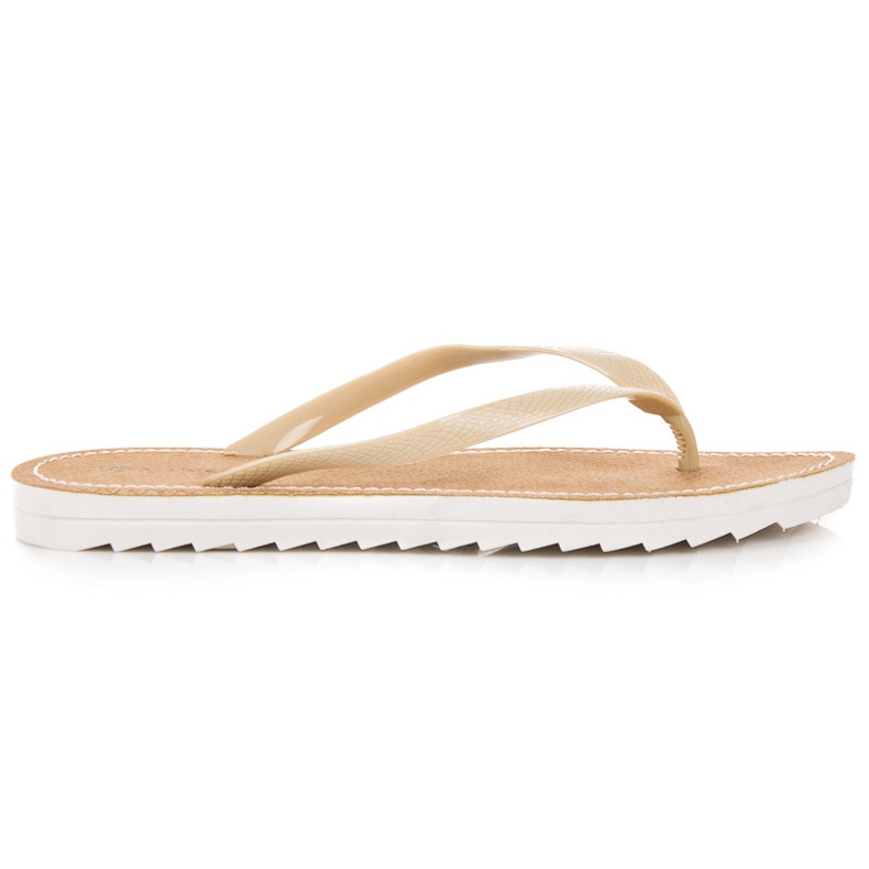 Vinceza Beige flip-flops 2