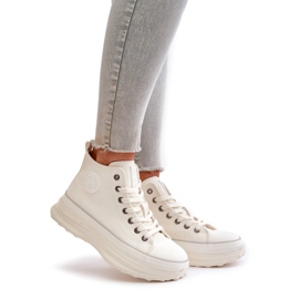 Women's sneakers on the platform Big Star OO274064 white platform 1 Women's sneakers on the platform Big Star OO274064 white platform 1