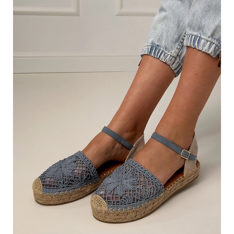 Blue Espadrile sandals 1