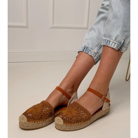 Brown Espadrilles Openwork sandals 1 Brown Espadrilles Openwork sandals 1