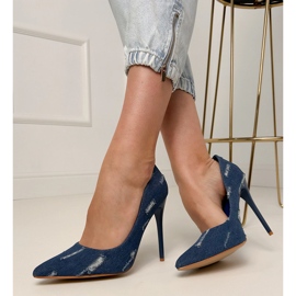 Navy blue heel pumps 2 Navy blue heel pumps 2