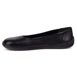 Olivier Barefoot women's minimalist pumps slipped 1771pol black perforated 1