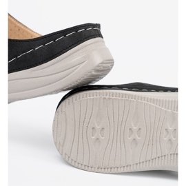 Seastar Black comfortable cut -out flip flops 1 Seastar Black comfortable cut -out flip flops 1