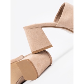 Seastar Beige women's high heels 1