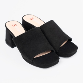 Seastar Women's black high heels 1