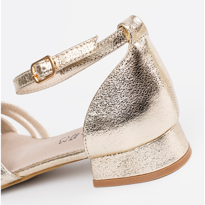 Goodin Elegant golden -heeled sandals 1