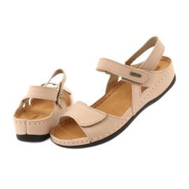 Inblu women's leather sandals 158d102 beige 4 Inblu women's leather sandals 158d102 beige 4