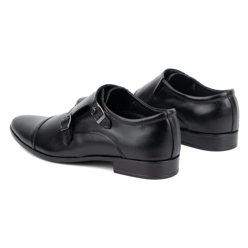 Olivier Monki 306LU black leather dress shoes 3