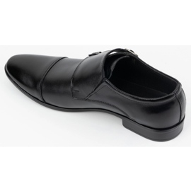 Olivier Monki 306LU black leather dress shoes 4