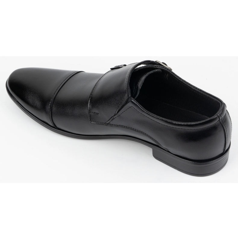 Olivier Monki 306LU black leather dress shoes 4