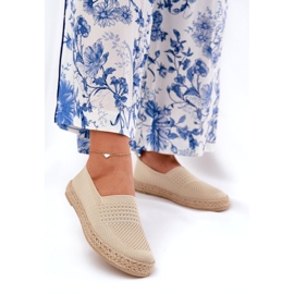 Women's espadrilles with Vinceza 13624 beige braid 2