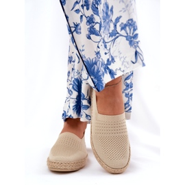 Women's espadrilles with Vinceza 13624 beige braid 3