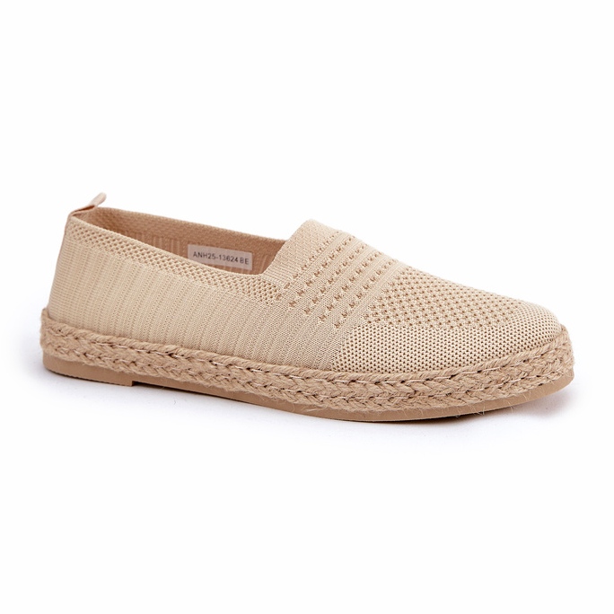 Women's espadrilles with Vinceza 13624 beige braid 4