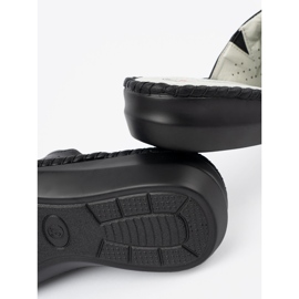 J. Star Slippers with a leather insole black 1