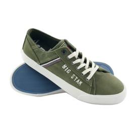Sneakers sneakers Big star 174315 jeans khaki green 3