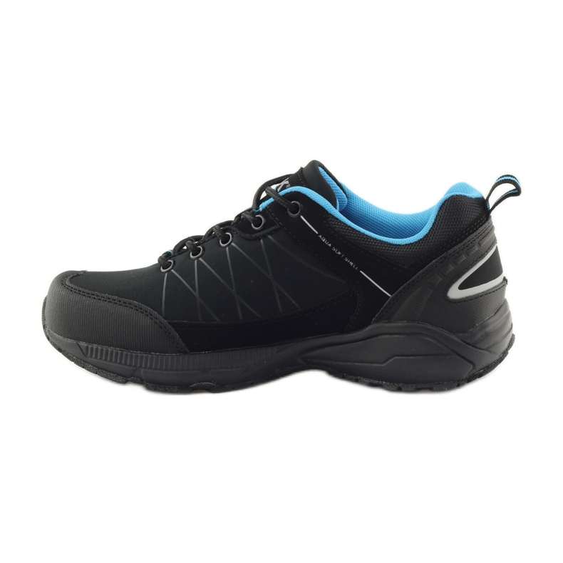 DK 18108 black softshell trekking shoes blue 2