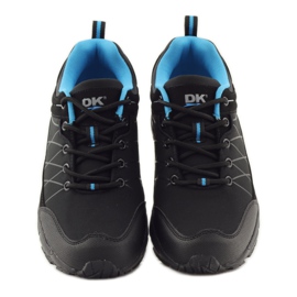 DK 18108 black softshell trekking shoes blue 4
