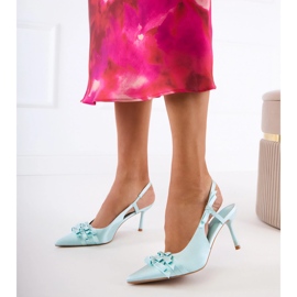 Green pumps on a pin with bows 1 Green pumps on a pin with bows 1