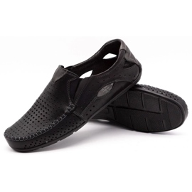Olivier Men's loafers 901 for the summer black face 3