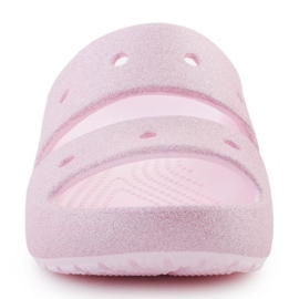 Crocs Classic Glitter Sandal V2 209705-6W pink 1 Crocs Classic Glitter Sandal V2 209705-6W pink 1