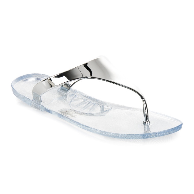 Vinceza Rubber flip-flops grey 2