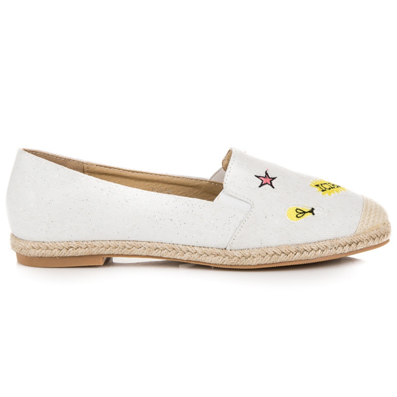 Seastar Espadrilles with patches white 1