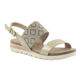 Caprice sandals women's shoes 28604 beige 1