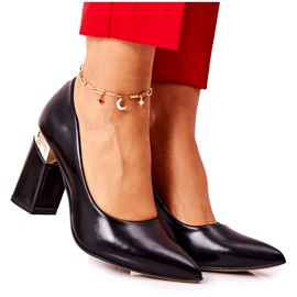 Lewski Shoes Leather Pumps Lewski 3117 Black 5 Lewski Shoes Leather Pumps Lewski 3117 Black 5