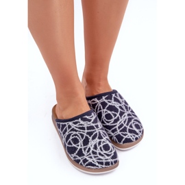 Shiny Women's Slippers Inblu CT000028 Navy Blue 3