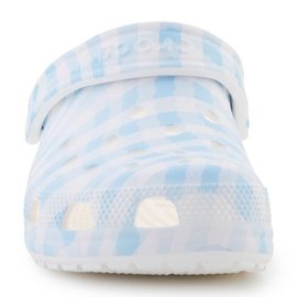 Crocs classic gingham clog 211006-16s flip-flops white 2