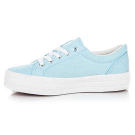 Kylie Sneakers On The Platform blue 1