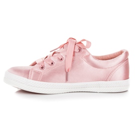 Kylie Satin Sneakers pink 1