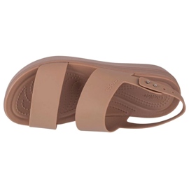 Crocs Brooklyn Low Wedge sandals 206453-2EL beige 3
