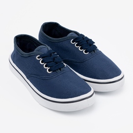 Navy blue children's sneakers 2 Navy blue children's sneakers 2