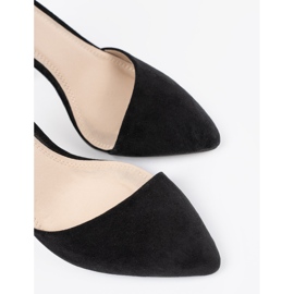 Goodin Black high heels with a belt around the ankle 2